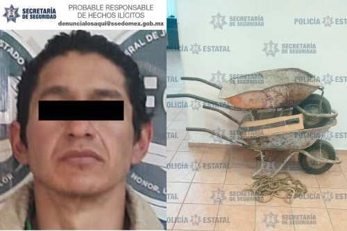 Y que agarran a ladrón de casas en Villa de Allende, con el botín en la mano